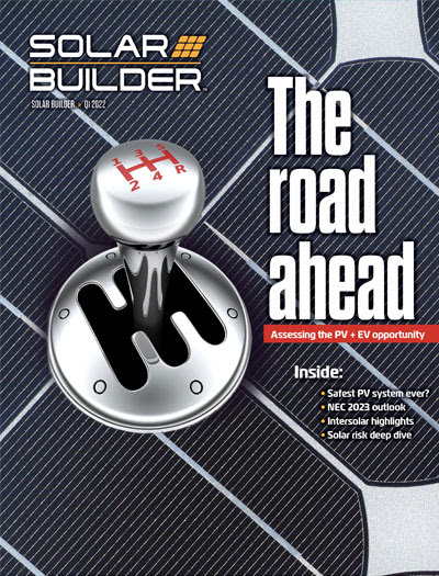 Solar Builder Magazine Cover